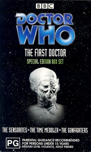 The First Doctor VHS AUS Box Set Cover