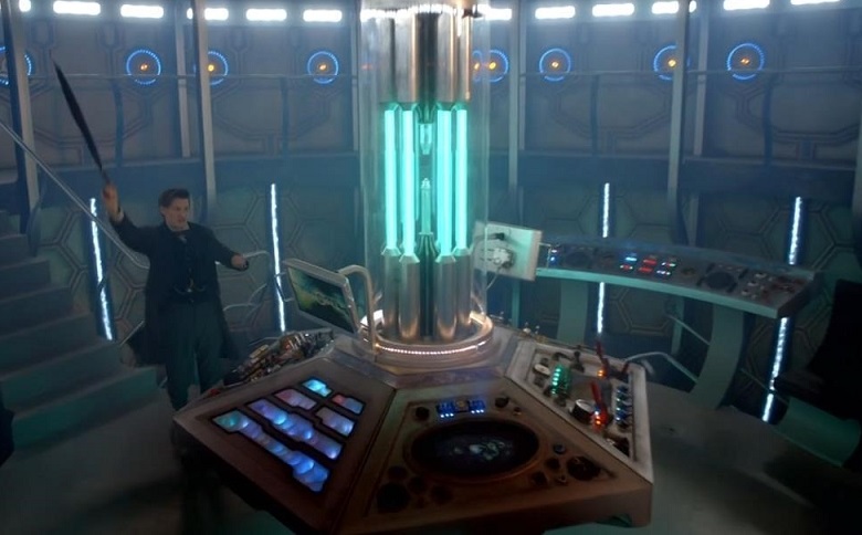 The Eleventh Doctor in his redecorated control room. (TV: The Snowmen [+]Loading...["The Snowmen (TV story)"])