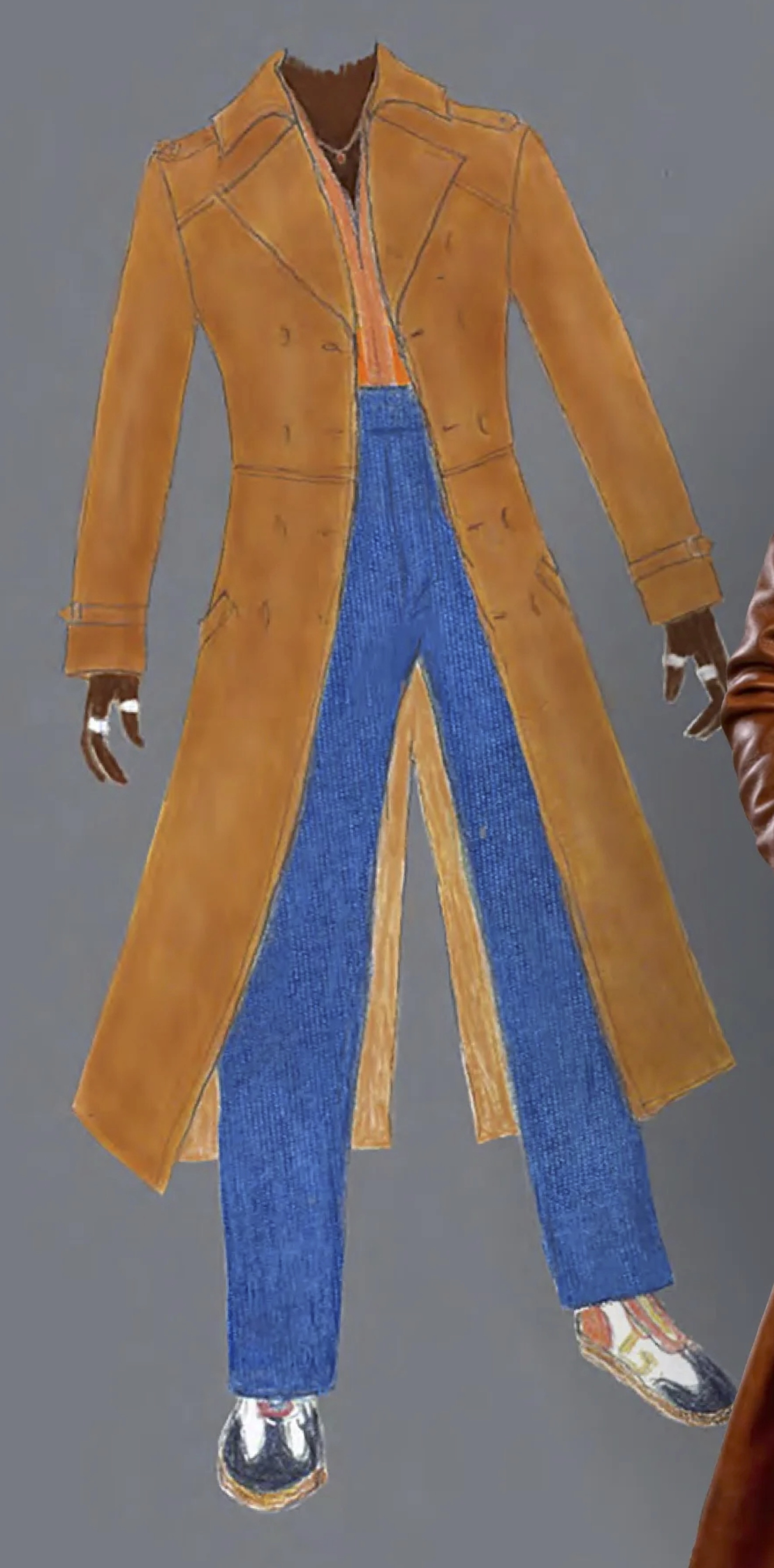 Concept art for the Fifteenth Doctor's outfit. (DWM 601)