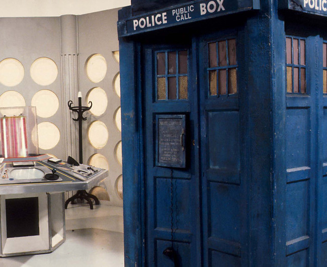 A police box inside the TARDIS. (TV: Logopolis [+]Loading...["Logopolis (TV story)"])