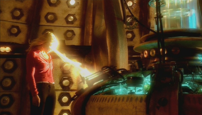 Rose looks into the heart of the TARDIS. (TV: The Parting of the Ways [+]Loading...["The Parting of the Ways (TV story)"])