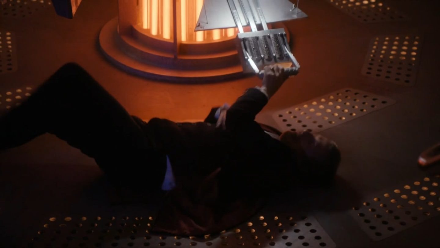 The Doctor activates siege mode. (TV: Flatline [+]Loading...["Flatline (TV story)"])
