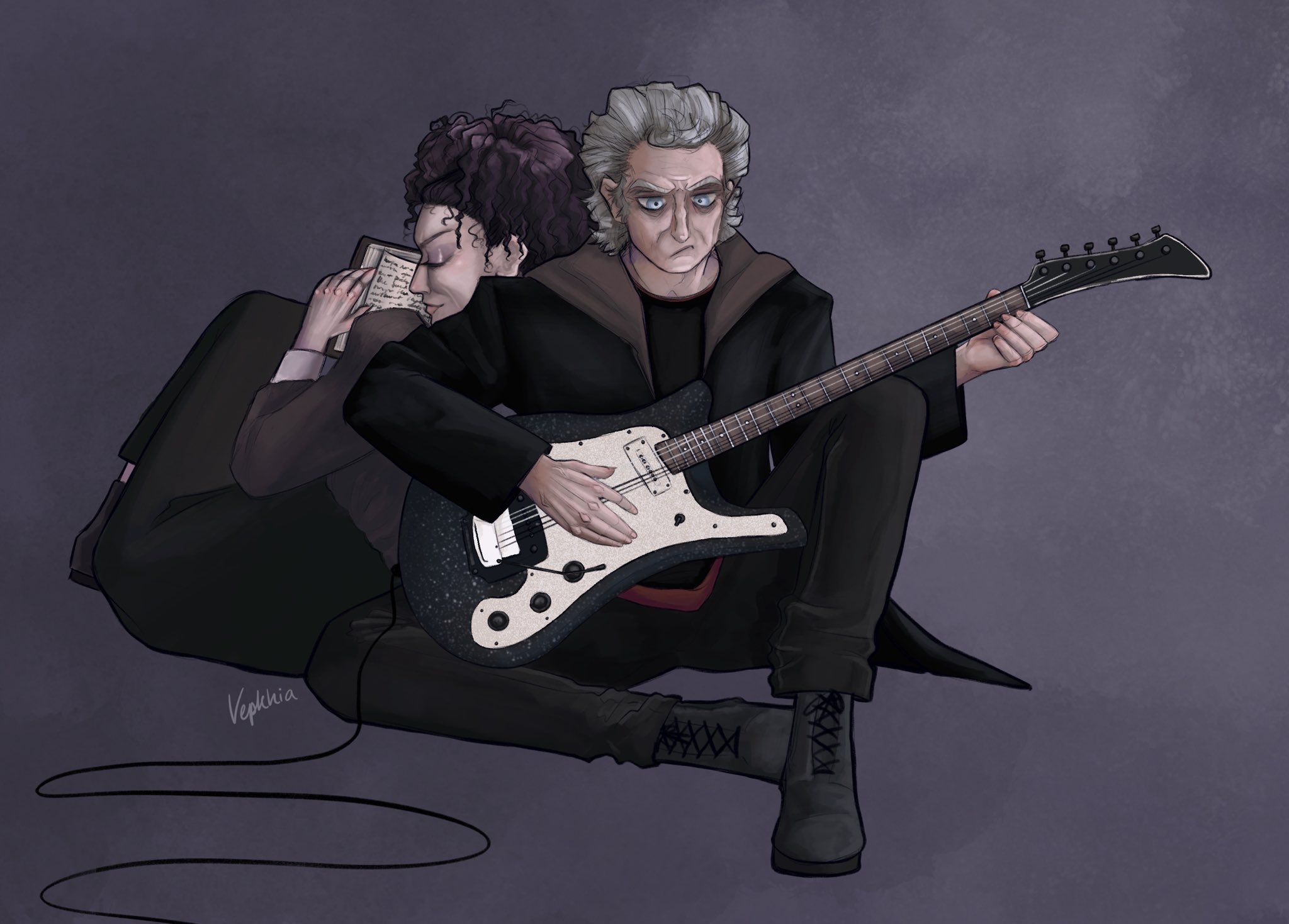 10 June: "No rivalries, just vibes for #FanartFriday 🎸 🖌️: @vepkhiaa"[34]