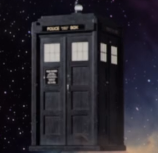 The exterior of the Memory TARDIS. (TV: Earthshock [+]Loading...["Earthshock (TotT TV story)"])