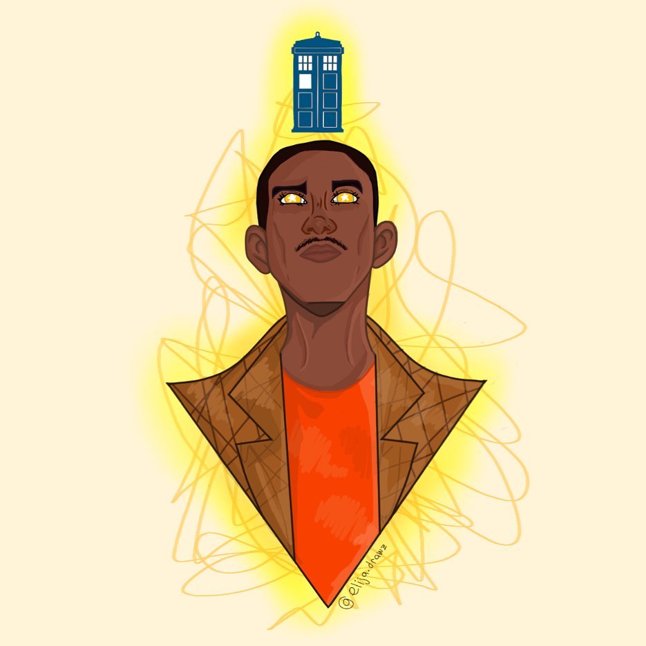 15 September: He is the Doctor!🔥 🎨: Elija.draws on Instagram