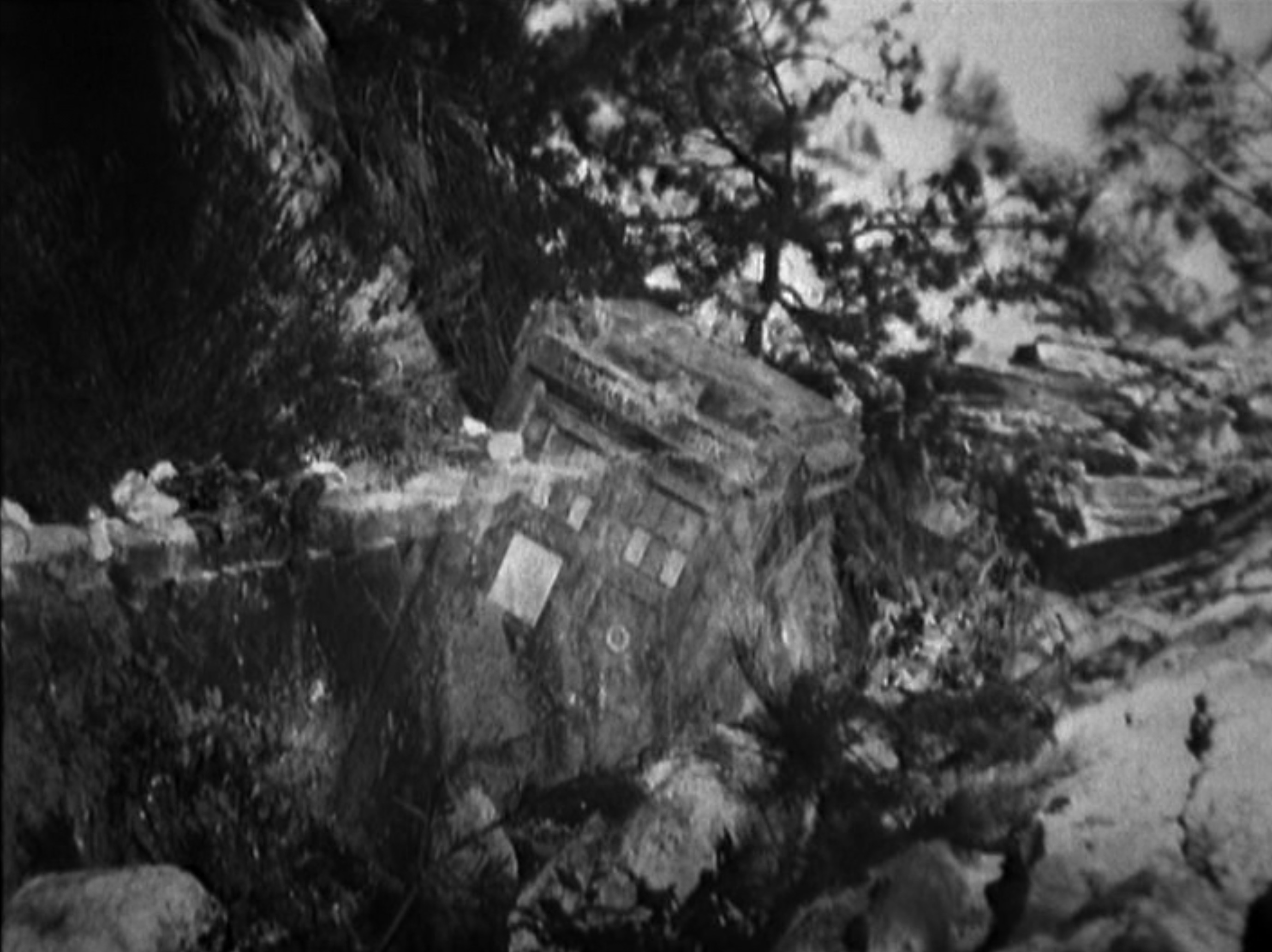 The TARDIS dematerialises from the bottom of a hillside in Rome. (TV: The Romans [+]Loading...["The Romans (TV story)"])