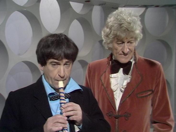 Two Doctors in the TARDIS. (TV: The Three Doctors [+]Loading...["The Three Doctors (TV story)"])
