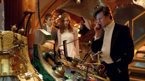 The Doctor receives a phone call. (TV: The Big Bang [+]Loading...["The Big Bang (TV story)"])