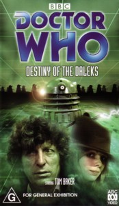 VHS AUS cover in the Davros Box Set