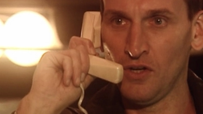 The Doctor uses the TARDIS phone. (TV: World War Three [+]Loading...["World War Three (TV story)"])