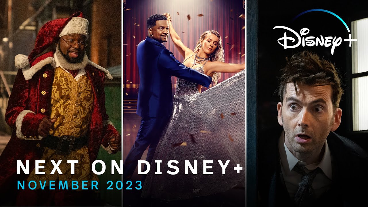 YouTube thumbnail of Next On Disney+ | November 2023.