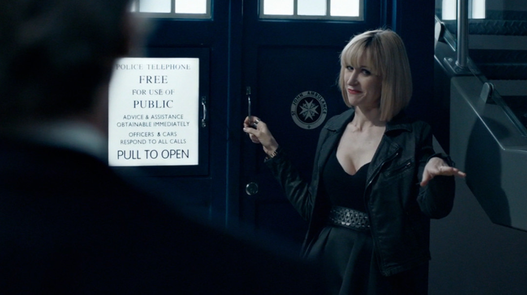 Quill and the TARDIS. (TV: For Tonight We Might Die [+]Loading...["For Tonight We Might Die (TV story)"])