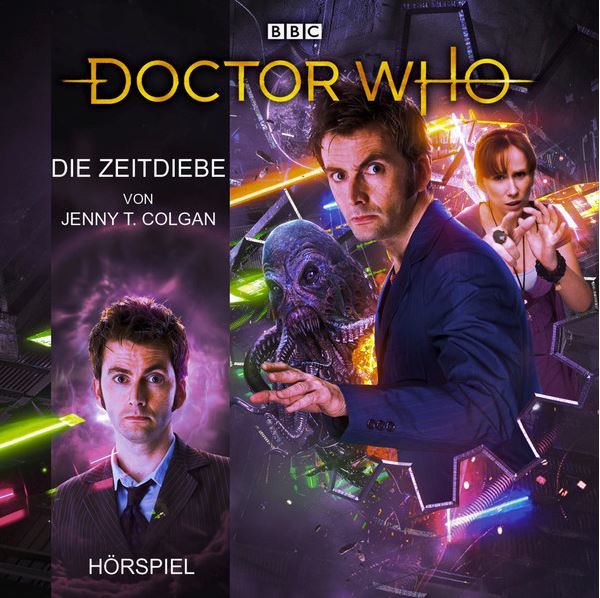 Doctor Who auf Deutsch cover titled Die Zeitdiebe