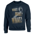 MCM Comic Con Fourteenth Doctor "What? What? What?" sweatshirt.