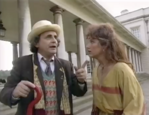 The Seventh Doctor and Leela discover the flaw in the Rani's plan.png