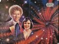 DWM 100 A2 Poster of the Sixth Doctor and Peri