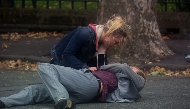 Rose Tyler comforts her father as he dies. (TV: Father's Day)