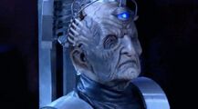 Close-up of Davros.