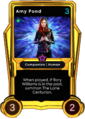 Amy Pond's card in GAME: Worlds Apart [+]Loading...["Worlds Apart (video game)"].