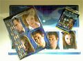 281 STATIONERY: Heroes or Villain Folder, notebook, pencils and two packs of Doctor Who Monster Invasion Ultimate trading cards