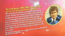 Description of Sixth Doctor in "The Thirteen Doctors"