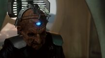 Davros winces angrily at having been thusly poked.