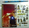 342 Stationery: Dalek notepad pencil and stickers