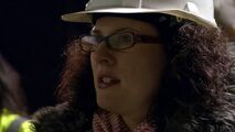 Executive producer, Julie Gardner, dons a hardhat