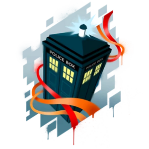 TARDIS Decal - Spray - Fortnite.webp