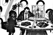 The Doctor and Ace at the controls in a redesigned control room. (PROSE: The New Adventures Prologue [+]Loading...["The New Adventures Prologue (short story)"])