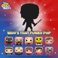 "Who's That Funko Pop" promotional image for Funko Pop! Blitz [+]Loading...["Funko Pop! Blitz (video game)"], featuring the Tenth Doctor.[1]