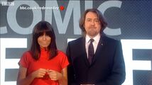 Jonathan Ross and Claudia Winkleman at Comic Relief 2011, in The Doctor Drops In.