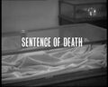 "Sentence of Death"