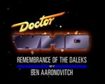 Remembrance of the Daleks