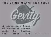 An advertisement for Gevity.