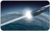 Promotional image for the series, showing a rocket in orbit.