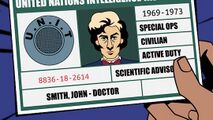 The Third Doctor's UNIT pass.