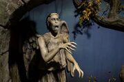 Close-up of the Weeping Angel.