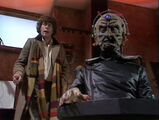 The Doctor and Davros find themselves alone.