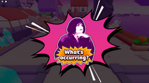 Sticker of Nessa Jenkins: "What's occurring?"