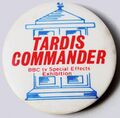 TARDIS Commander badge given away to patrons.