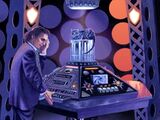 The Doctor and Wolsey in the control room of an alternate version of the TARDIS he used for a time. (PROSE: Human Nature [+]Loading...["Human Nature (novel)"])