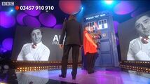 Ross watches 11 take Winkleman into the TARDIS 2.jpg