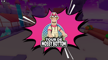 Sticker of the Farmer: "Tour de Mossy Bottom".