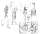 Another sheet of sketches from the same source.[1]