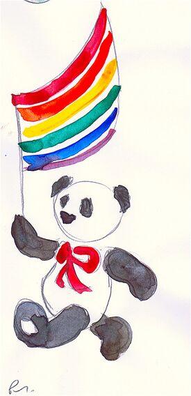 "Cookieboy 2005" was known to like this image. Wonder why. (GRAPHIC: Panda Pride [+]Loading...["Panda Pride (illustration)"])