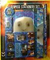 77 Stationery Set: Adipose (Notepad, pencil, ruler, eraser,clip and stickers)