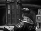 The Toymaker sits down to watch as the TARDIS fails to take off.