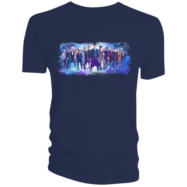 File:MCM Comic Con All Doctors T Shirt.webp