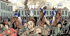 "The cavalry… like Peterloo…"